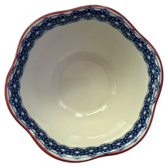 💐The Pioneer Woman Heritage Rose Cobalt Blue Soup Bowls Set of 4 - Picture 8 of 12